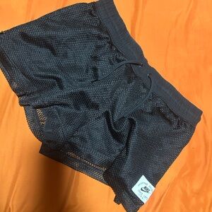 Nike Black Athletic Mesh Shorts
